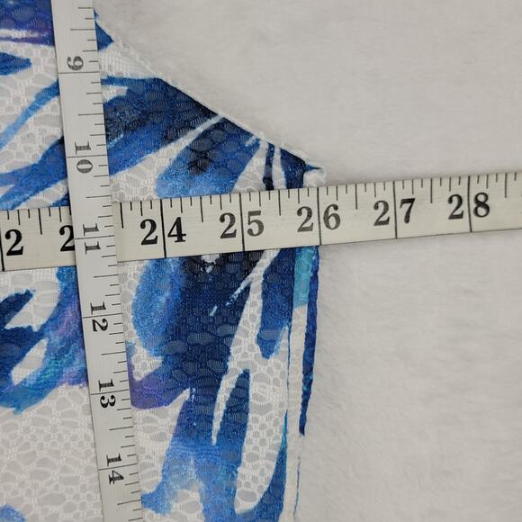 Bohemian 2X Knit Tunics Pullover Purple Blue Jeweled Printed Tops Casual 2 Lot - Picture 8 of 15